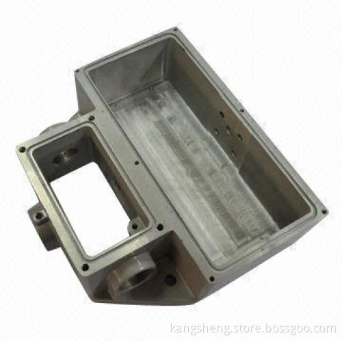 Die-casting Box, CNC-machining, Sand Blast, Made of ADC12 and A380